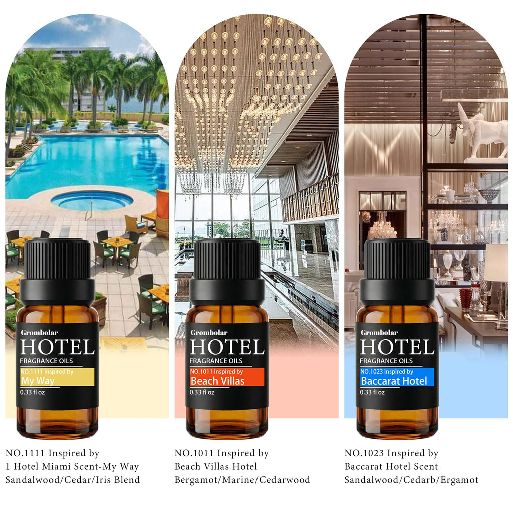 Essential Oils Gift Set for Diffusers | Hotel Collection

