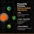 ONNIT Alpha Brain Neuro Gummies – Vegan Brain & Eye Support

