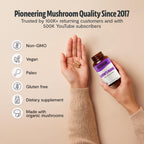 FreshCap Lion's Mane Capsules - 14:1 Organic Extract

