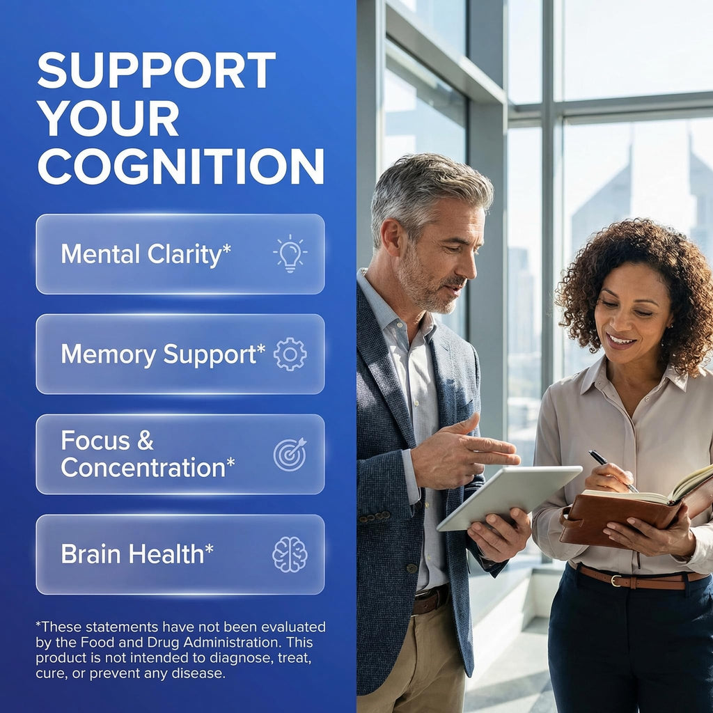 Clean Nutra Brain Nootropic for Focus and Memory

