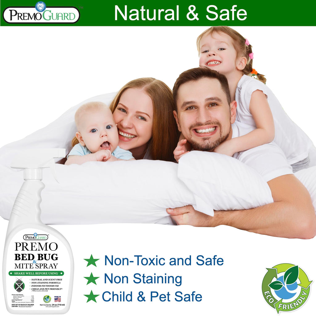 Premo Guard Bed Bug Killer Spray | Natural & Safe

