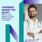 Nicorette 4 mg White Ice Mint Nicotine Gum Stop Smoking Aid

