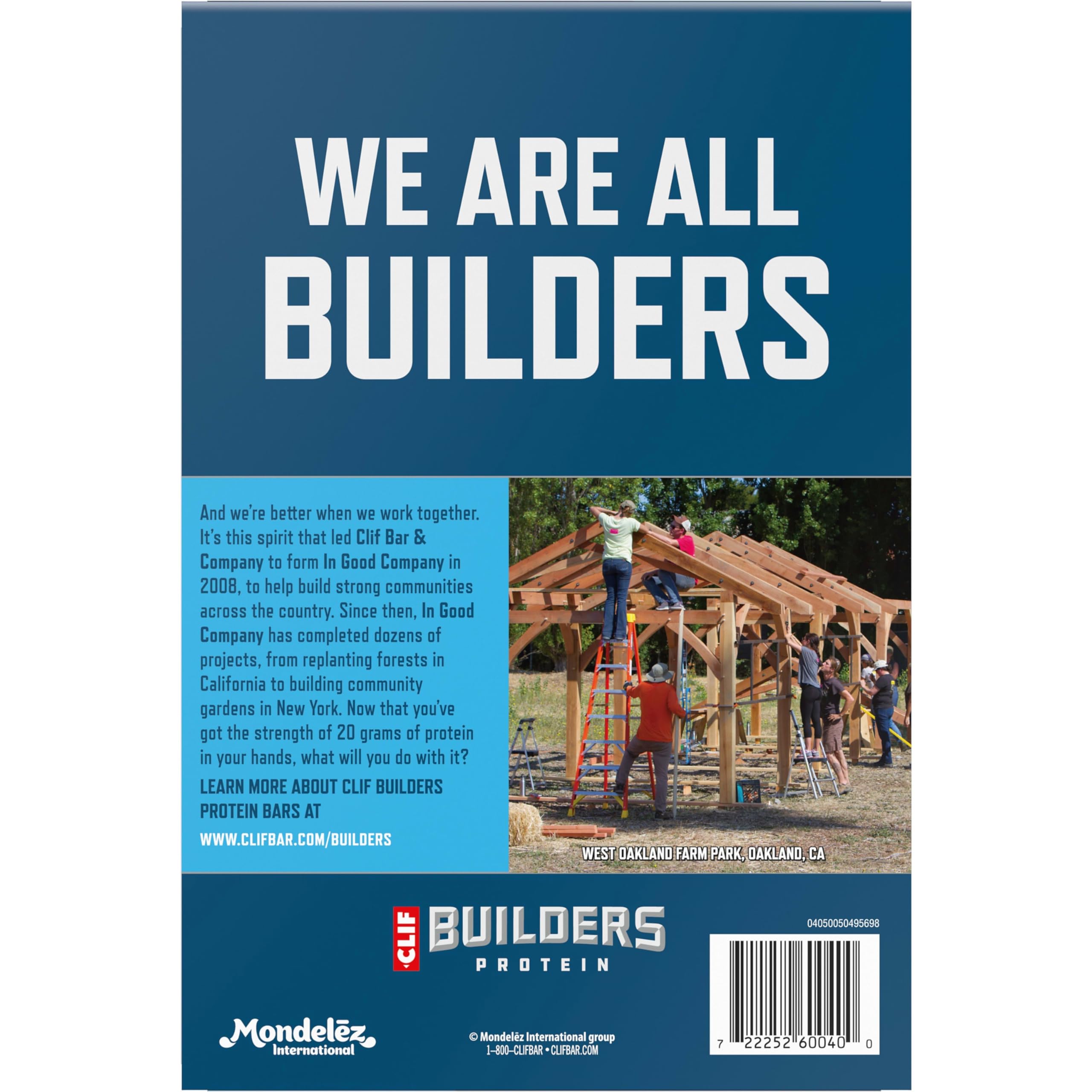 CLIF BUILDERS Plant Based Protein Bars

