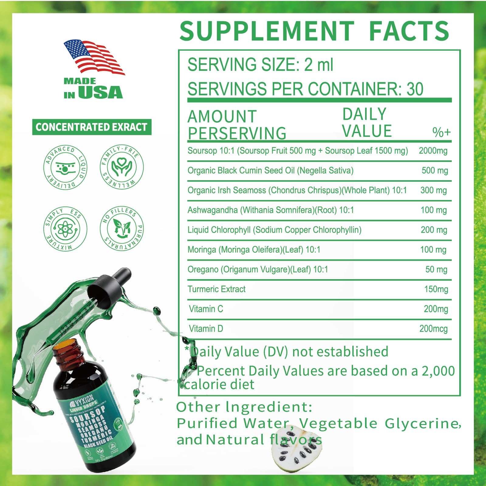 Bitters Liquid Drops 10-in-1 Herbal Extracts

