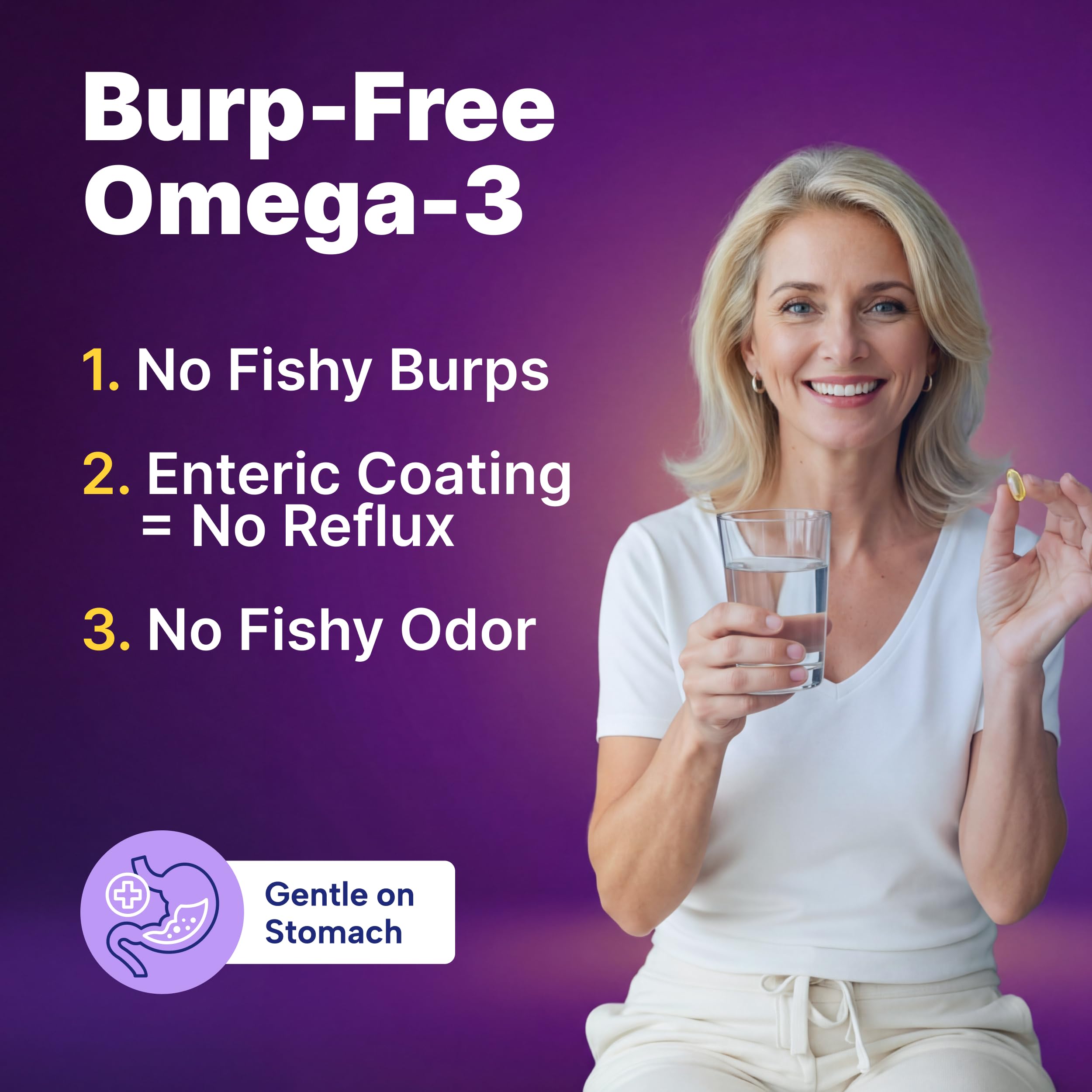 InnovixLabs Triple Strength Omega-3 Burpless Fish Oil

