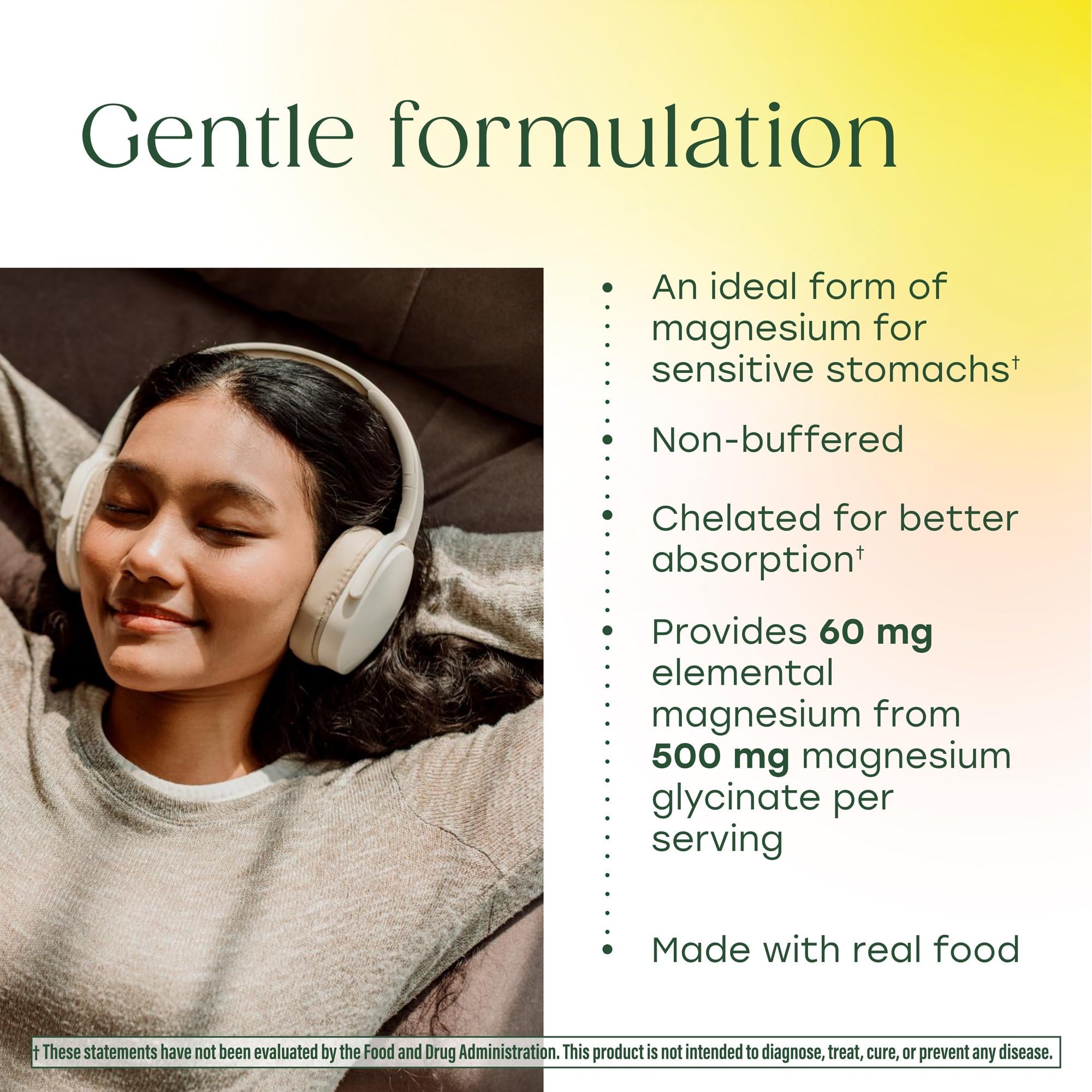 MegaFood Magnesium Glycinate Chelated Supplement

