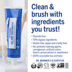 Dr. Bronner’s All-One Fluoride-Free Toothpaste - 70% Organic

