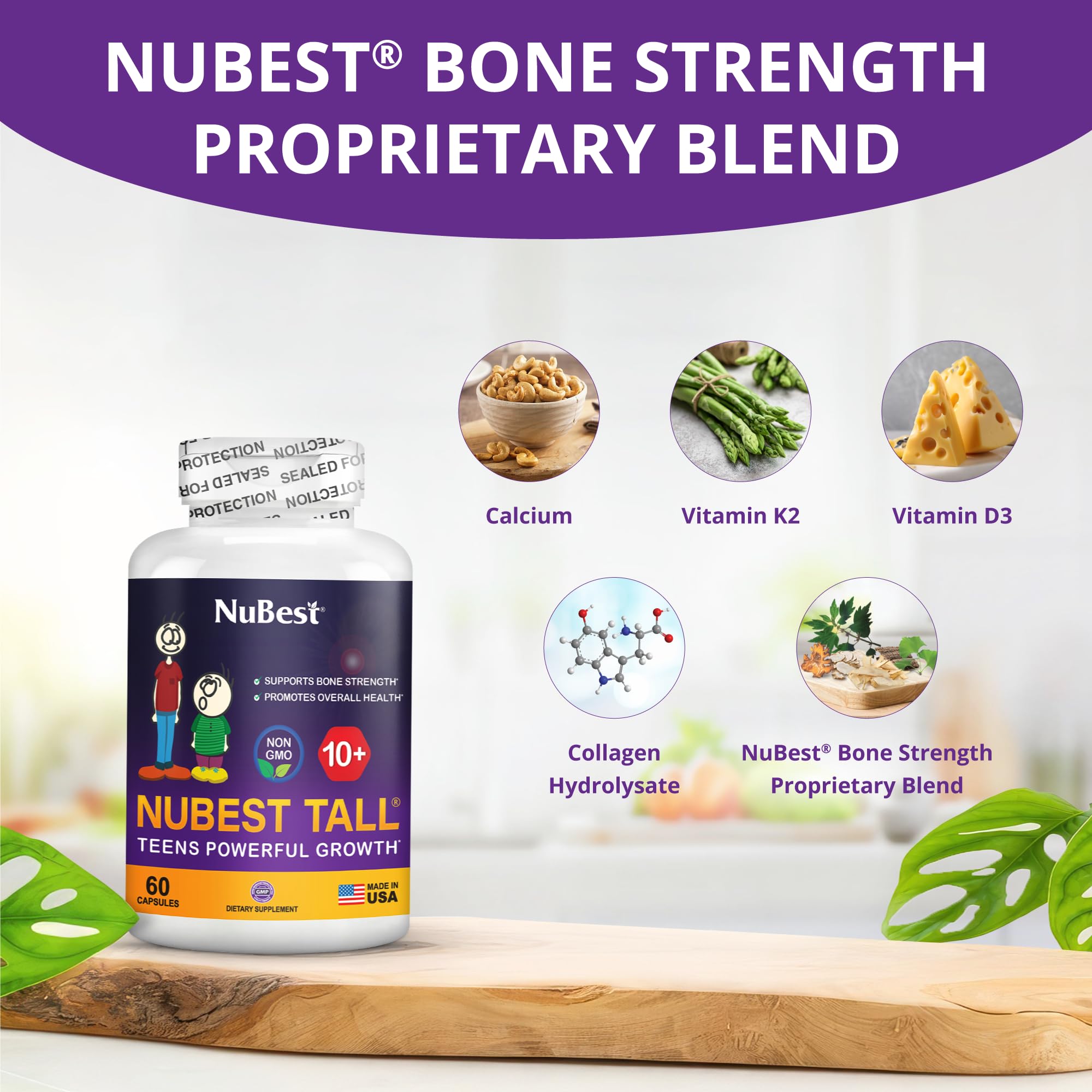 NuBest Tall 10+ Bone Strength Formula for Ages 10+

