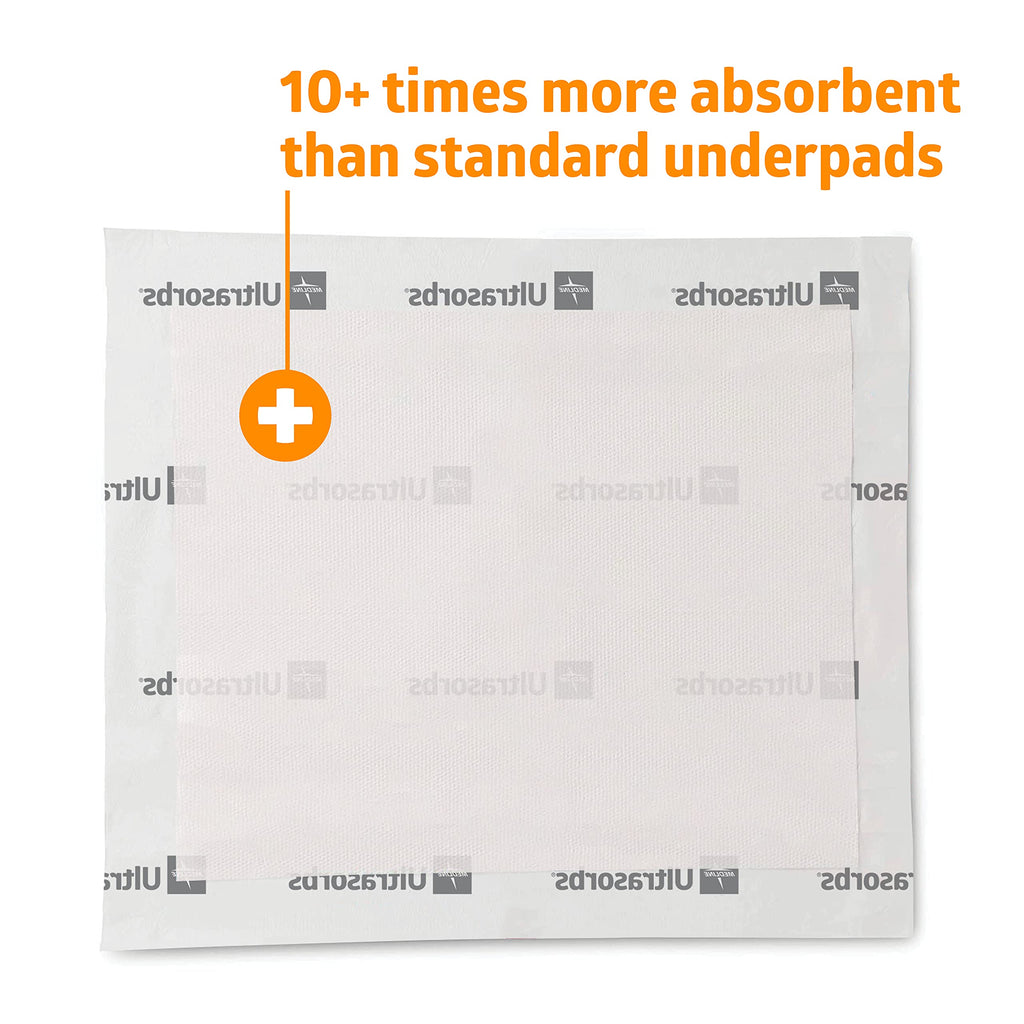Medline Ultrasorbs Drypads Disposable Underpads Incontinence

