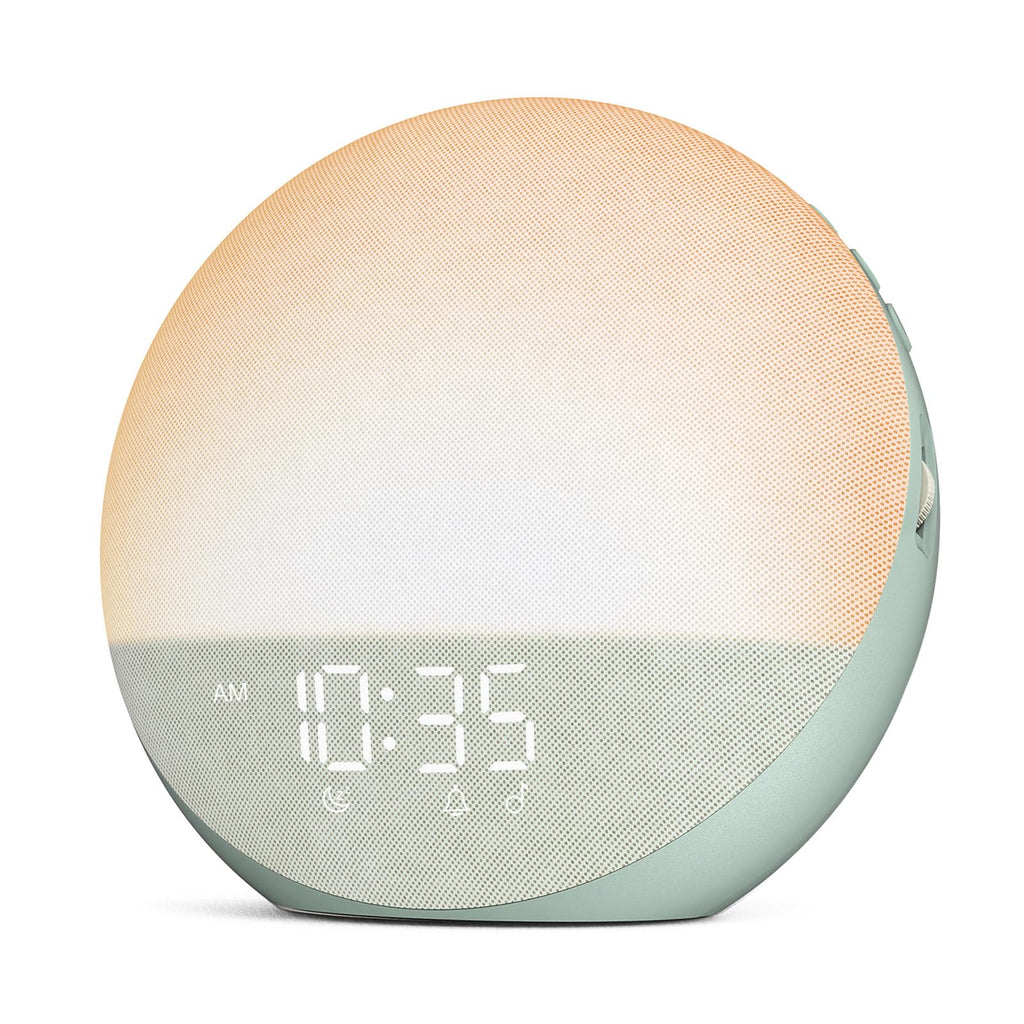 Sunrise Alarm Clock with Noise Machine, Dimmable Sunrise Light & Bluetooth Speaker