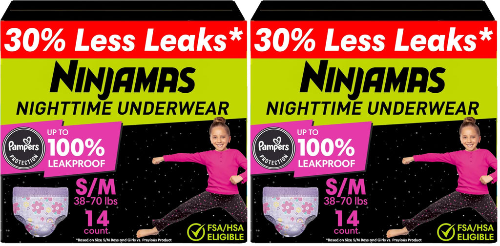 Ninjamas Nighttime Bedwetting Underwear for Kids