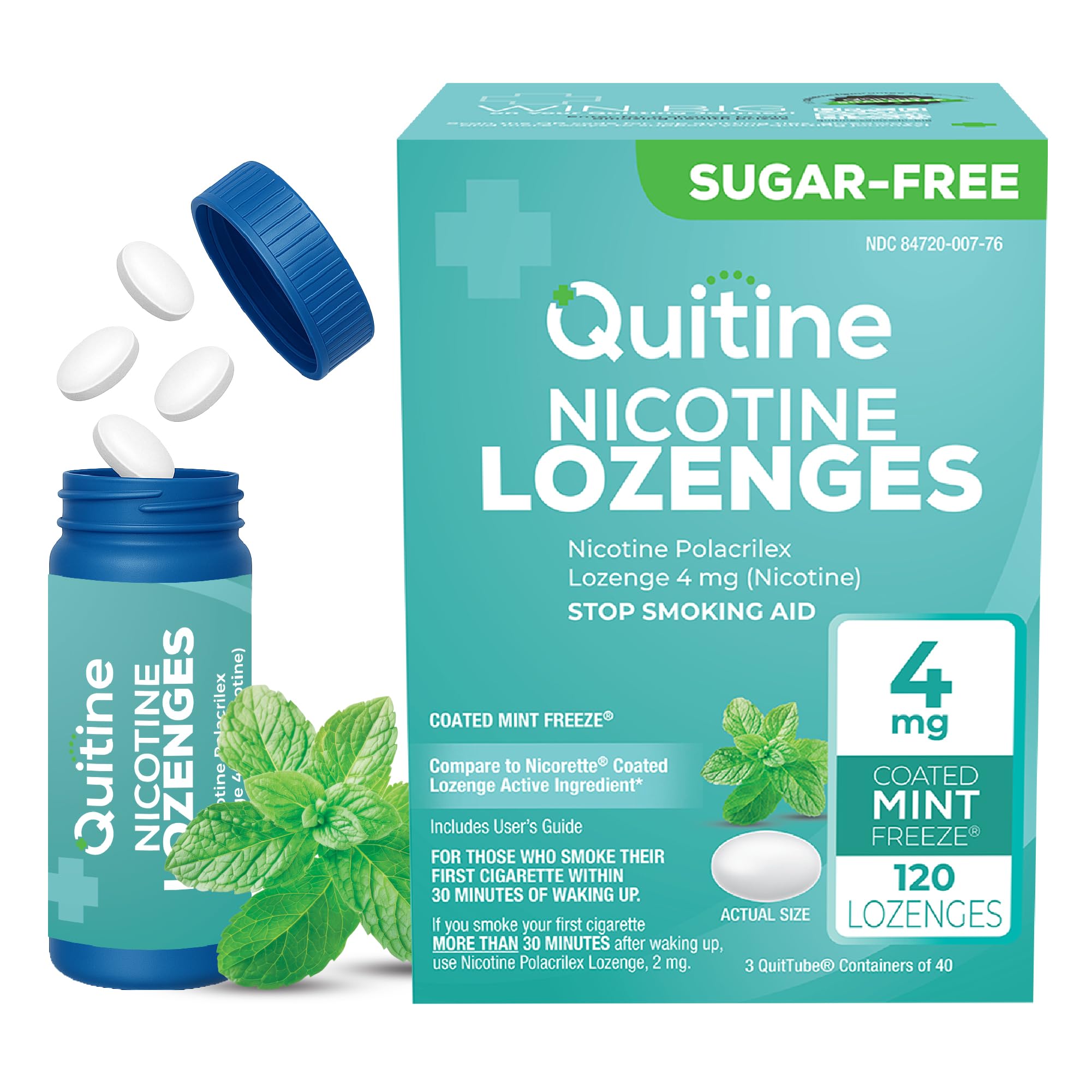 Quitine Nicotine Lozenges – OTC Smoking Cessation Aid
