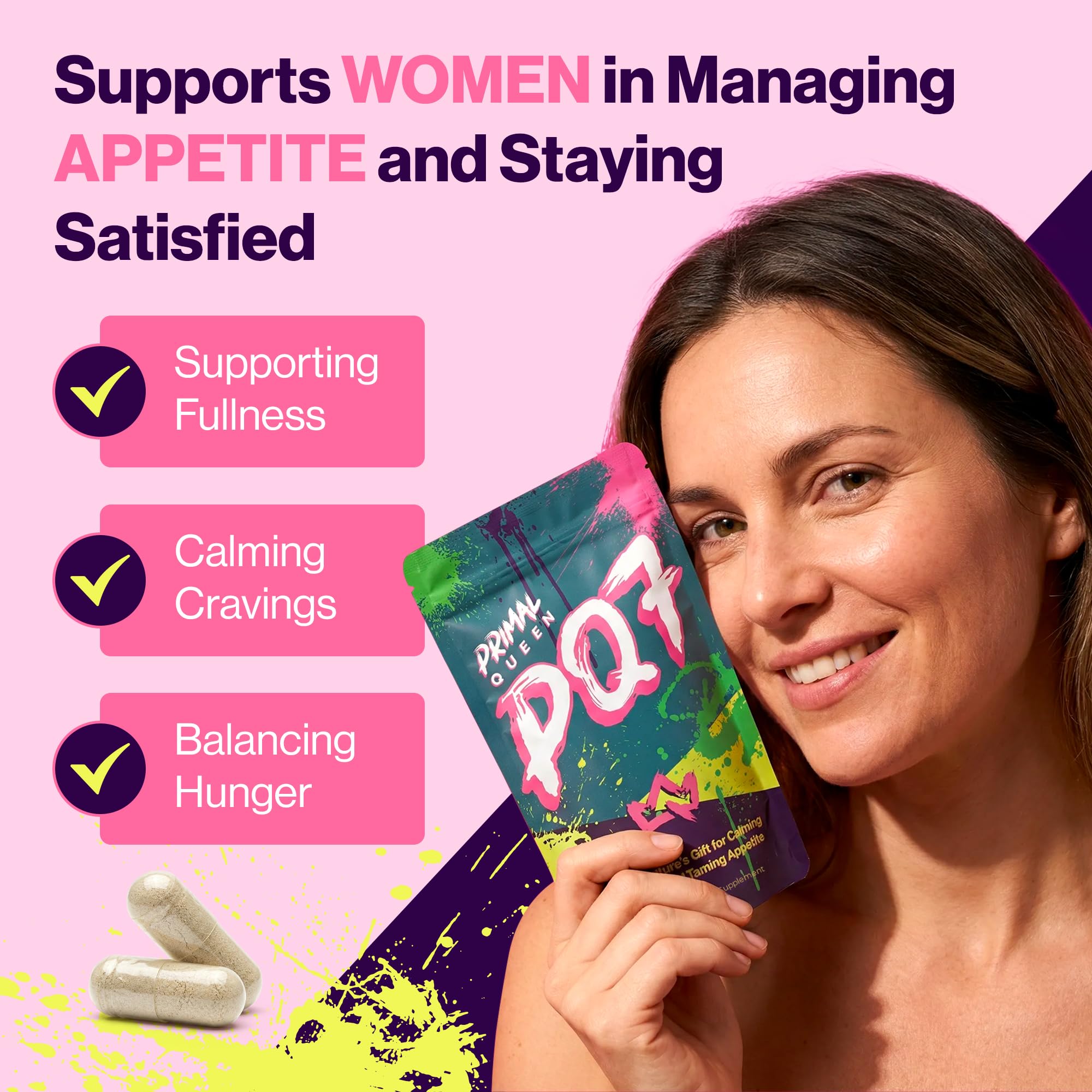 Primal Queen Appetite Control Supplement – Stimulant-Free

