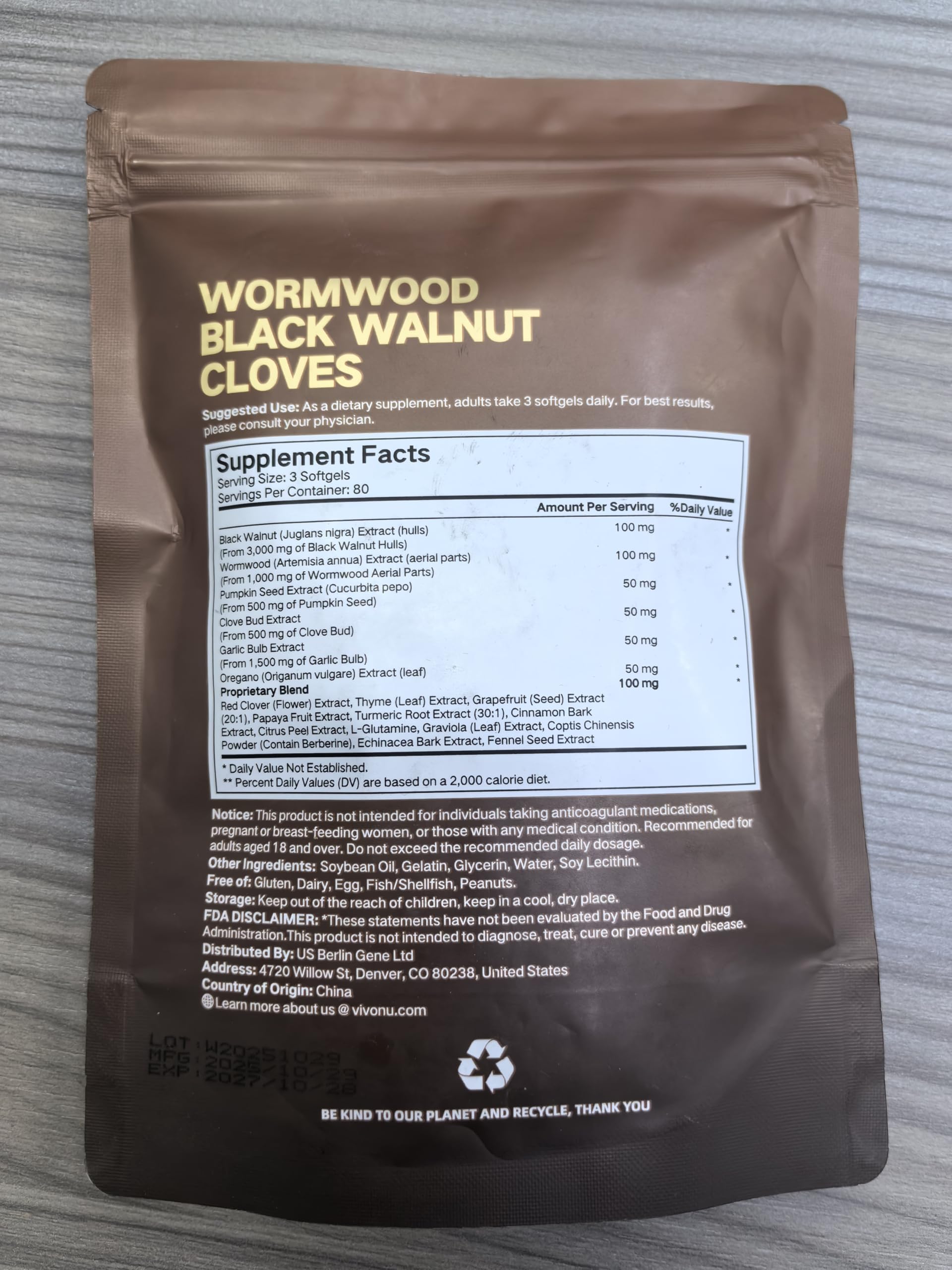 18-in-1 Herbal Digestive Cleanse with Wormwood

