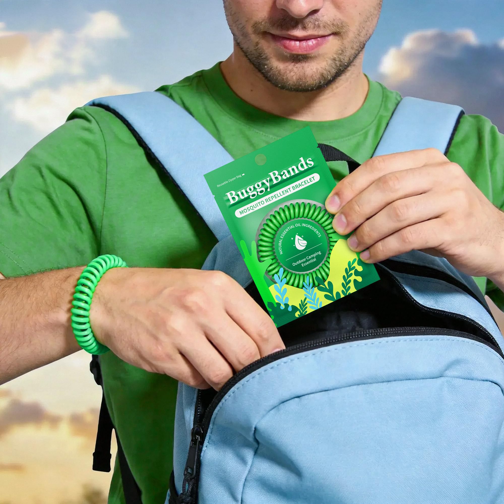 BuggyBands Mosquito Repellent Bracelets DEET-Free Waterproof

