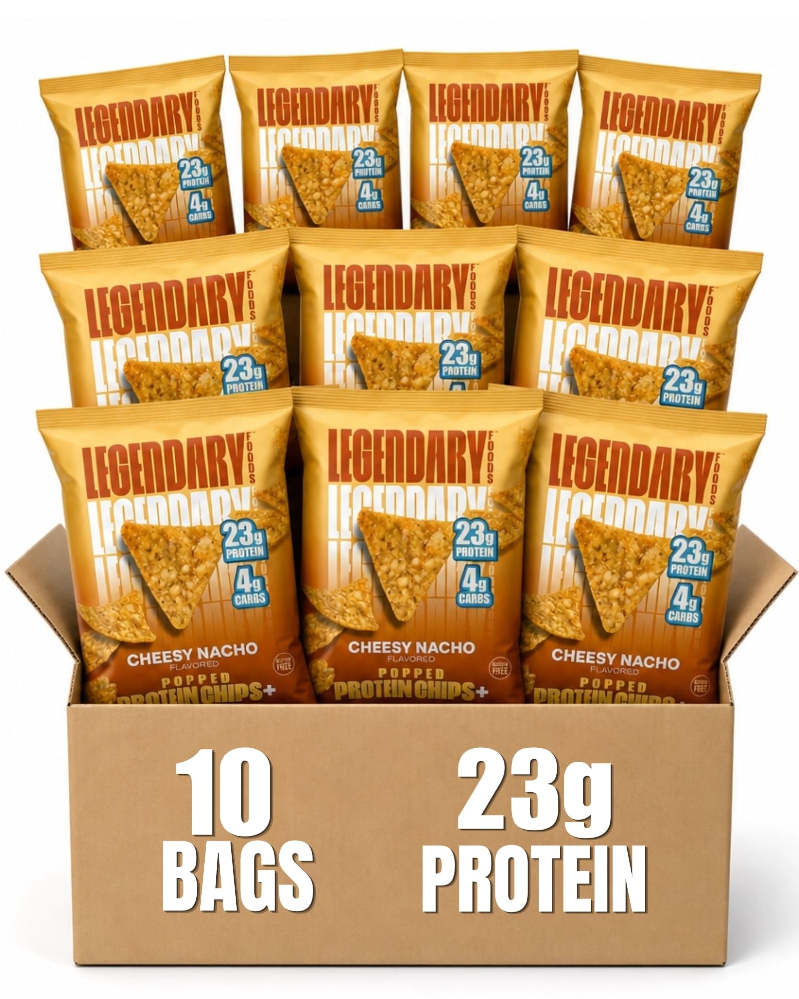 Protein Chips by Legendary Foods - 22g Protein 4g Net Carbs