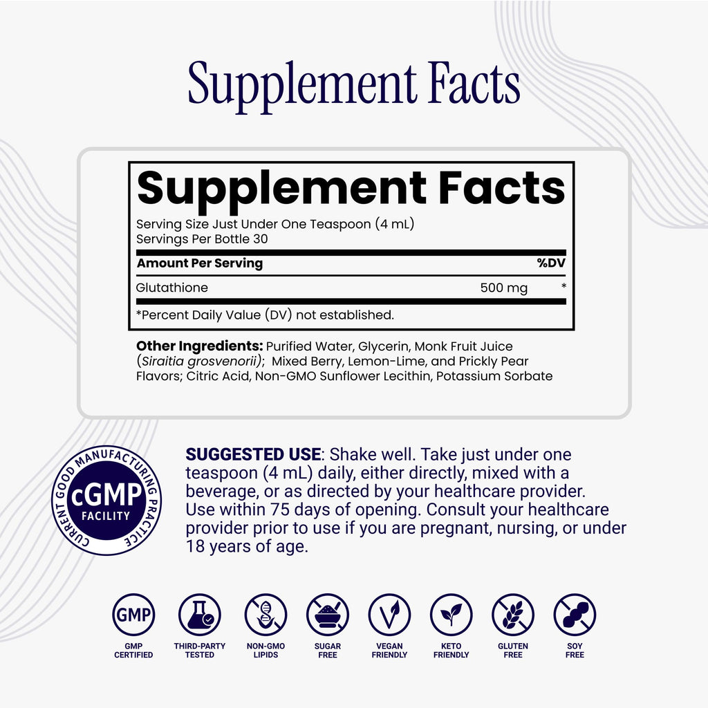 Rho Nutrition Liposomal Glutathione - High Absorption

