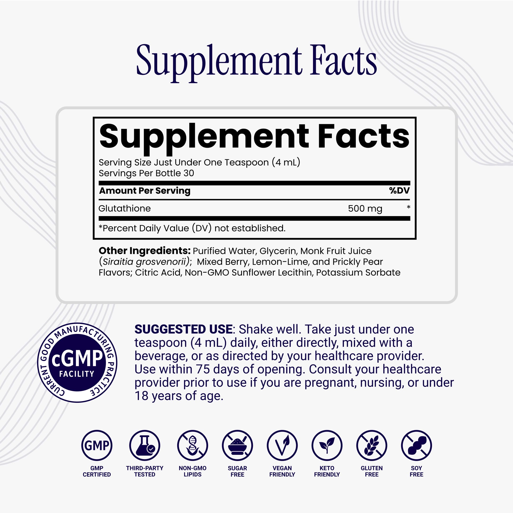 Rho Nutrition Liposomal Glutathione - High Absorption

