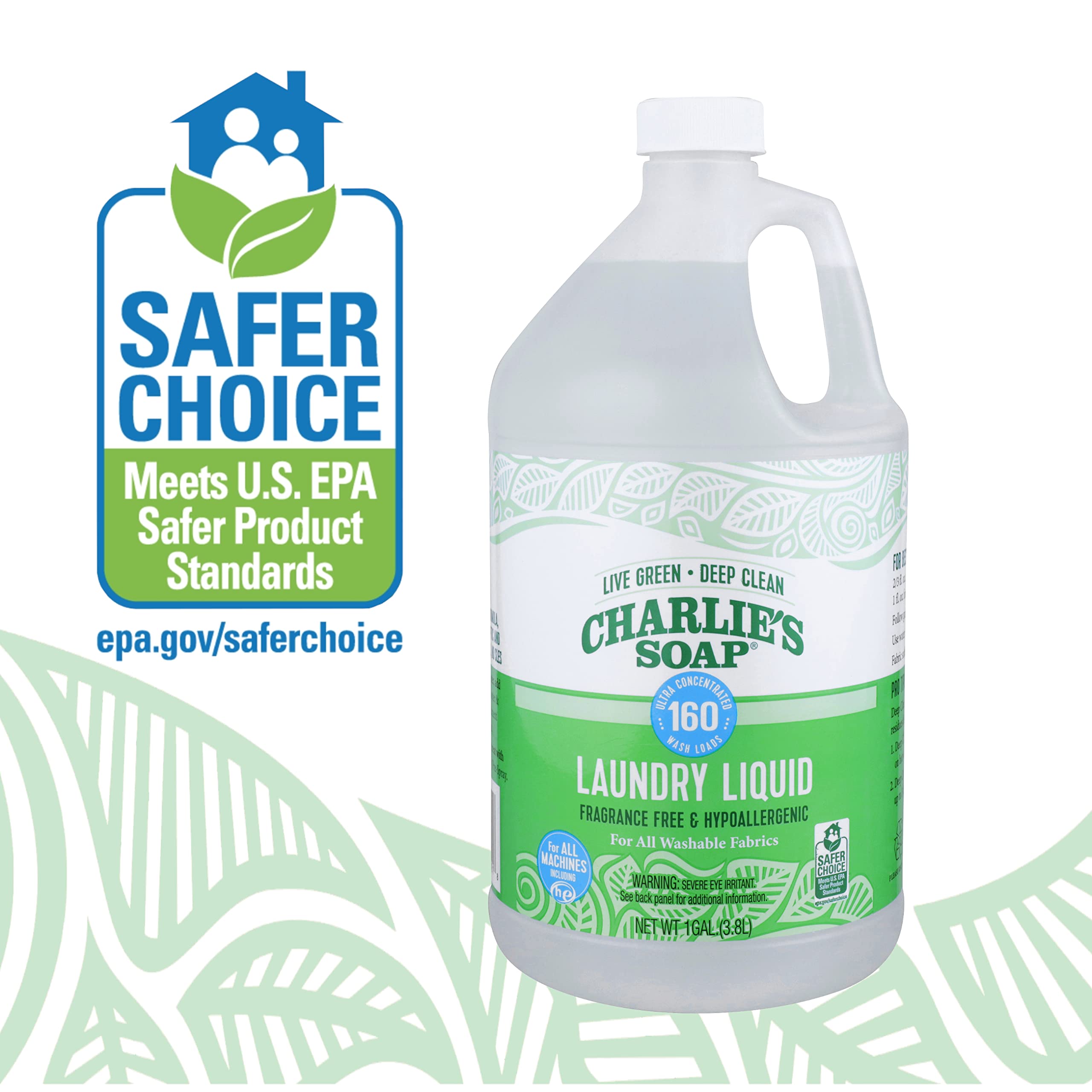 Charlie's Soap Laundry Liquid - Hypoallergenic

