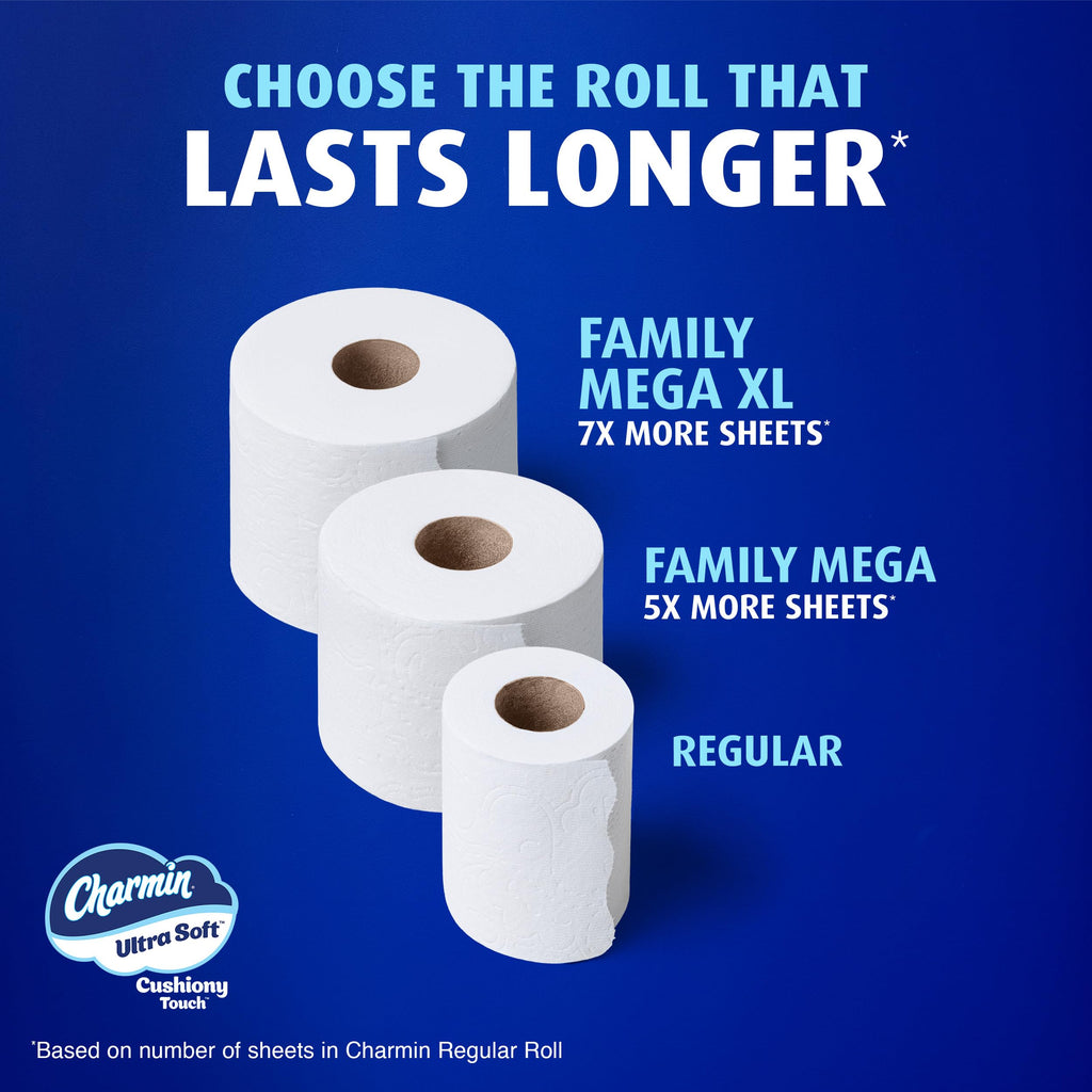 Charmin Ultra Soft Cushiony Touch Toilet Paper

