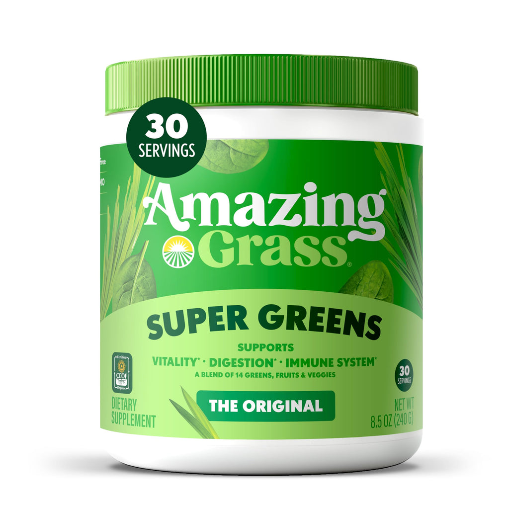 Amazing Grass Super Greens Organic Greens Supplement

