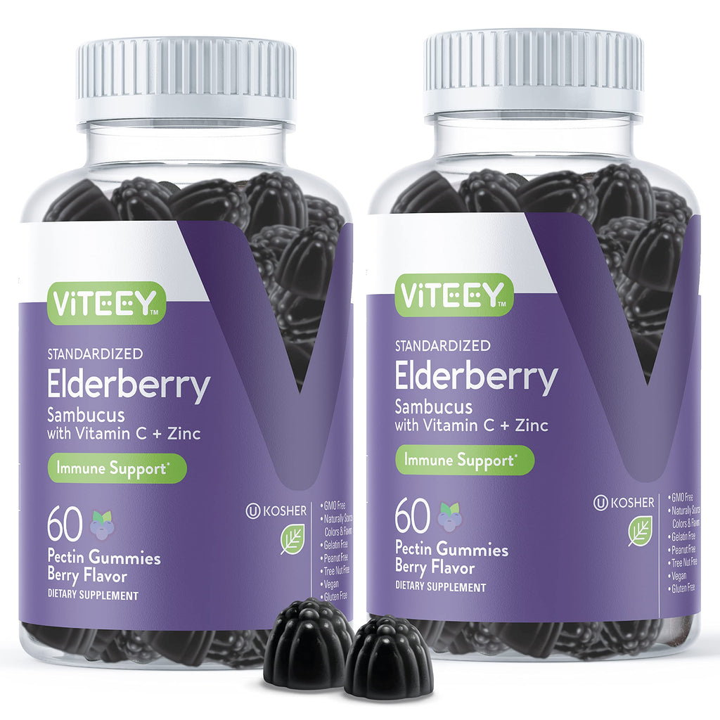 Viteey Sambucus Elderberry Gummies – Immunity Support

