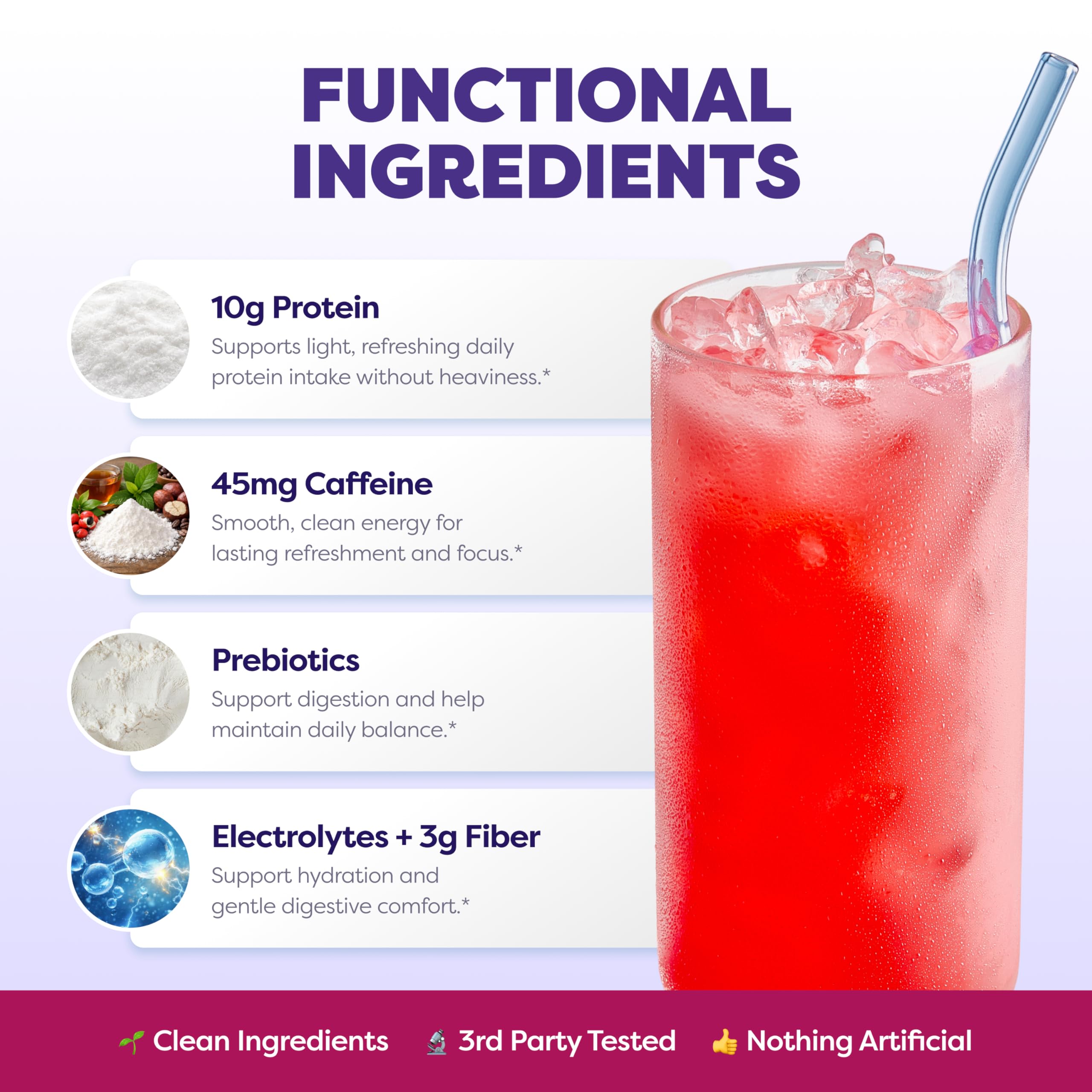 Javvy Clear Protein Refresher Drink Mix | 10g Protein

