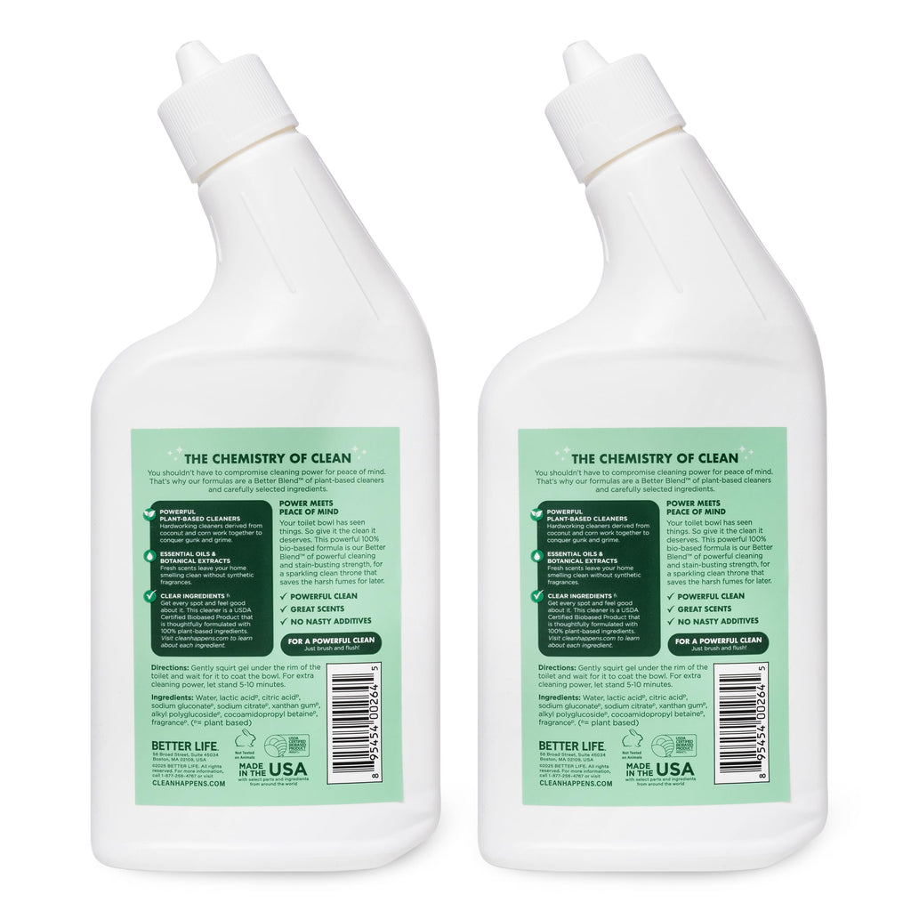 Better Life Toilet Bowl Cleaner Gel Tea Tree Peppermint

