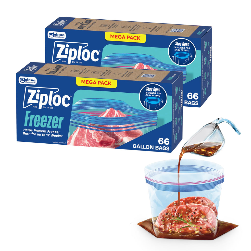 Ziploc Freezer Bags Gallon – 9 Point Protection

