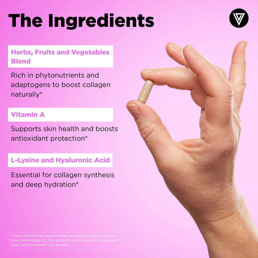 Vital Vitamins Vegan Collagen Booster - Hair Support

