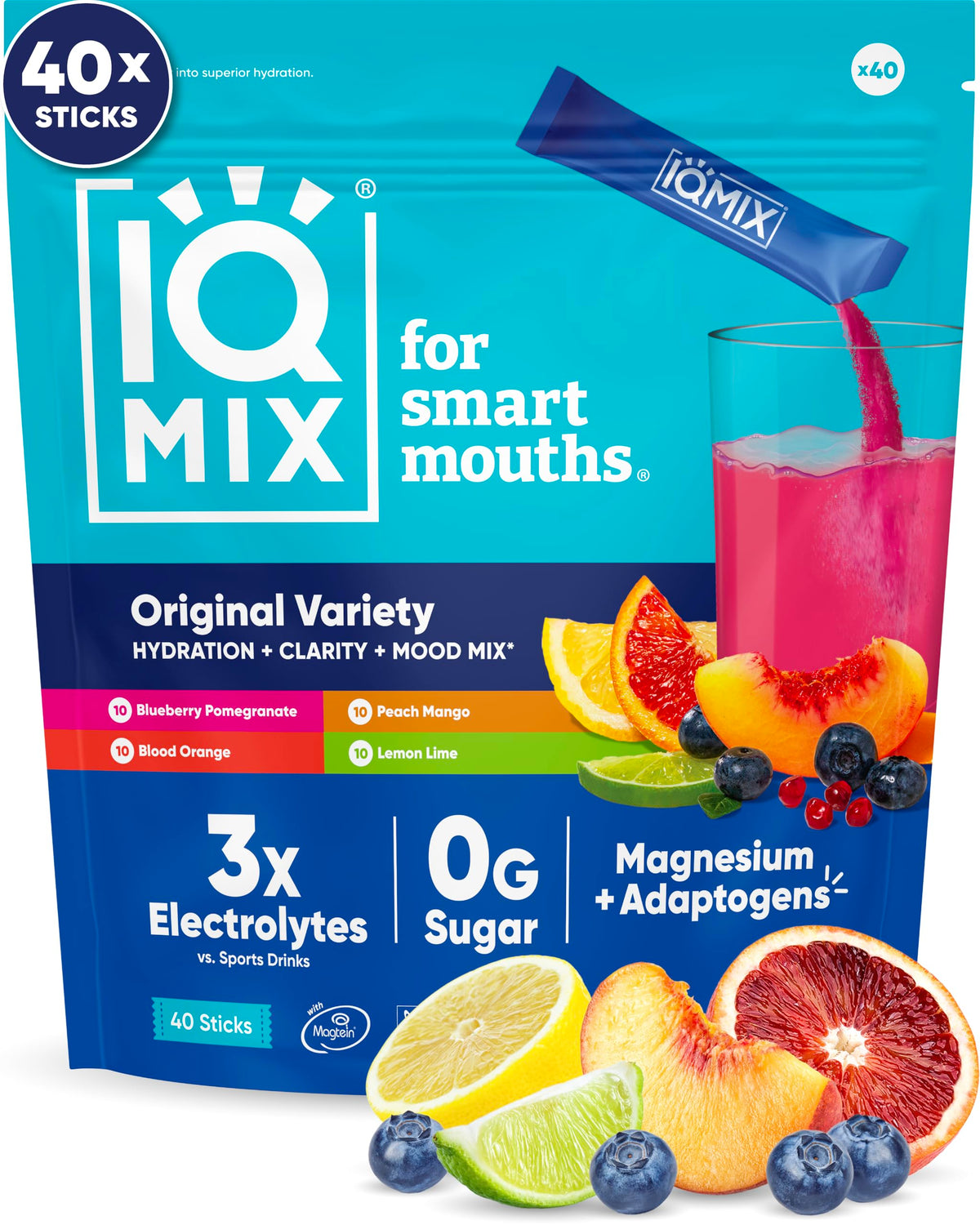 IQMIX Hydration Electrolyte Powder – 4-in-1 Formula