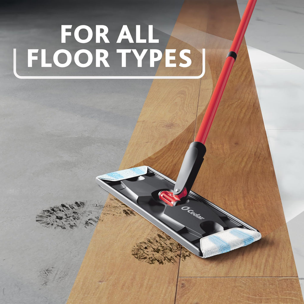 O-Cedar H2prO Flat Mop System Dual-Tank Water

