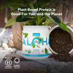 ALOHA Organic Plant Based Protein Powder - Vegan, Non-GMO

