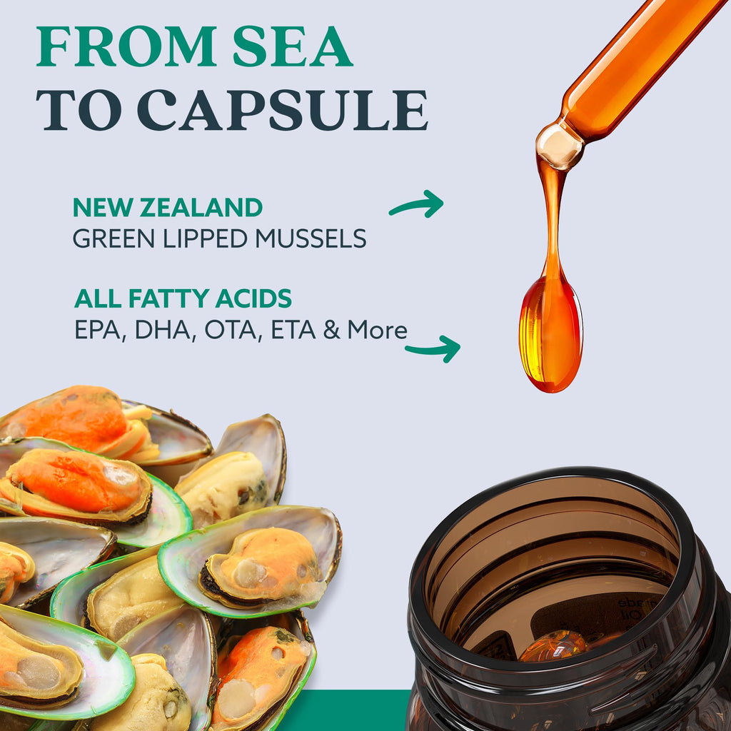 Haka Life GLX3 Green Lipped Mussel Oil Capsules for Joints


