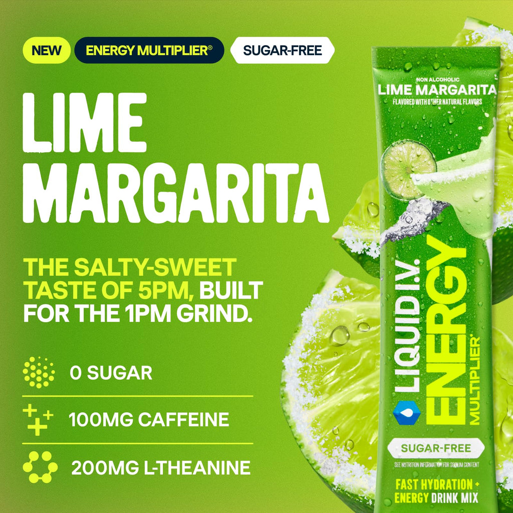Liquid I.V. Hydration Multiplier Sugar-Free Energy Drink Mix

