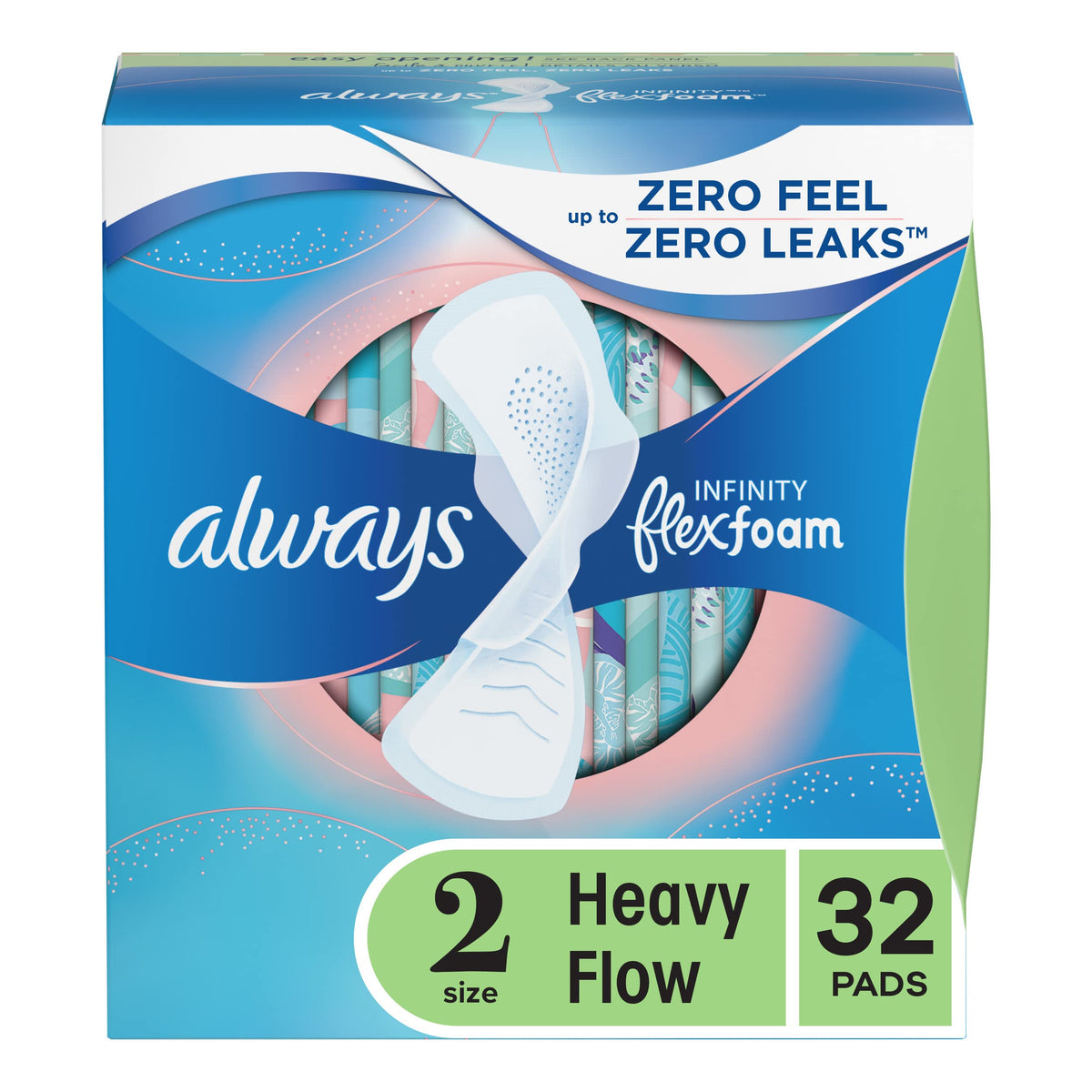 Always Infinity FlexFoam Pads for Women