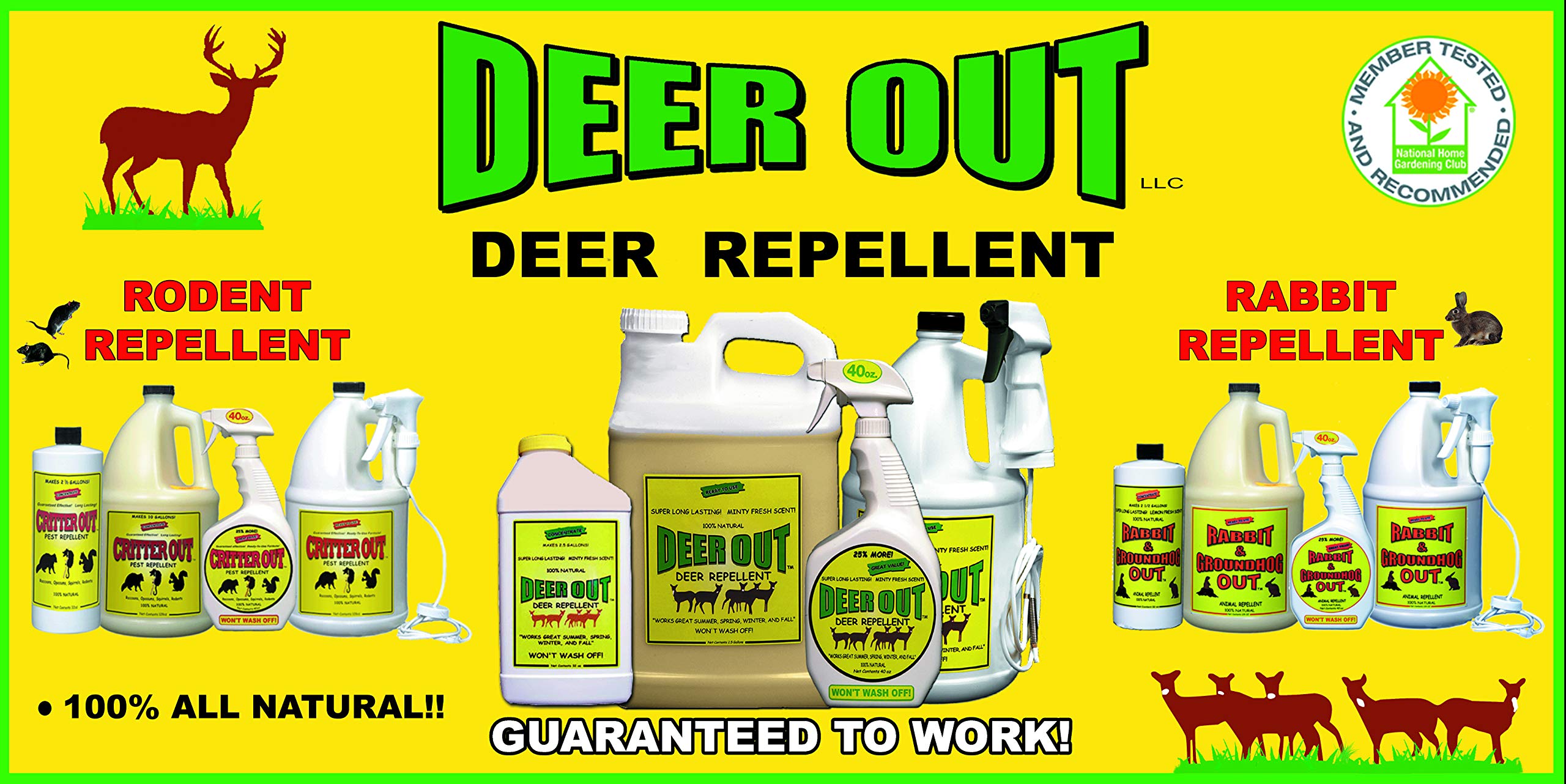 Deer Out Deer Repellent Concentrate - All-Natural

