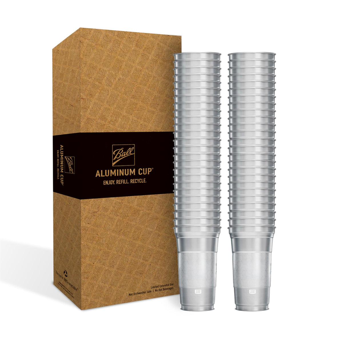 Top Cup Aluminum Party Cups - Reusable & Recyclable Made in USA