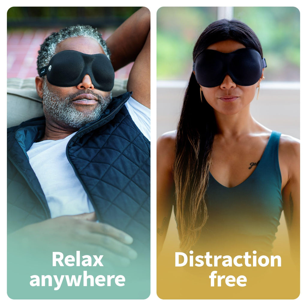 Nidra Contoured Sleep Mask - Zero Pressure, Light Blocking

