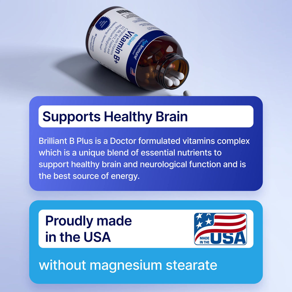 AgeImmune Vitamin B Complex Supplement

