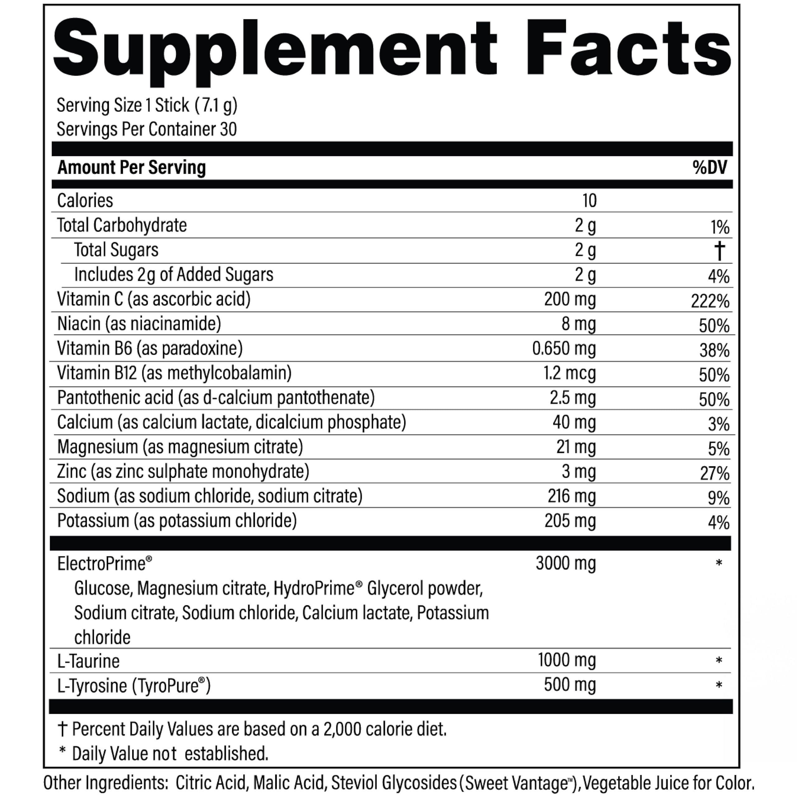 Advanced Hydration Formula Electrolyte Drink Mix

