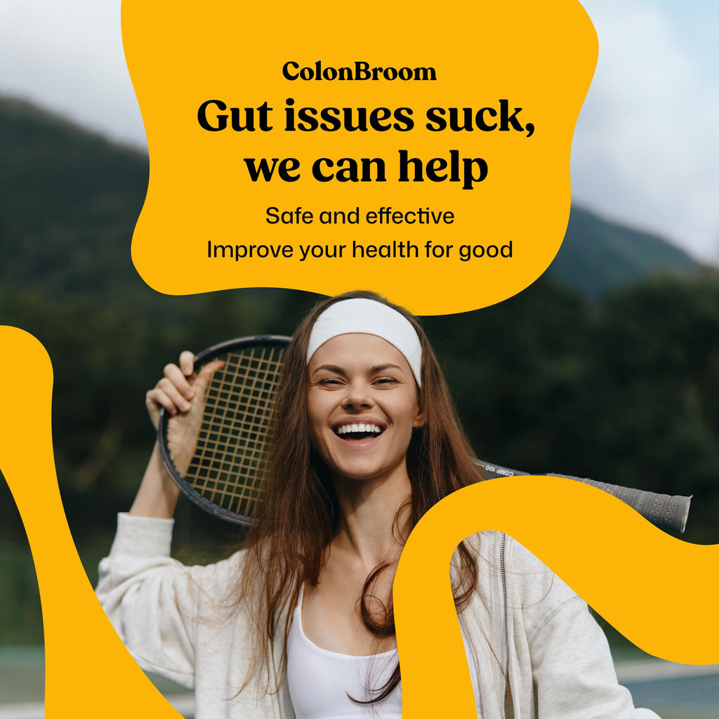 ColonBroom Psyllium Husk Fiber Powder for Gut Health

