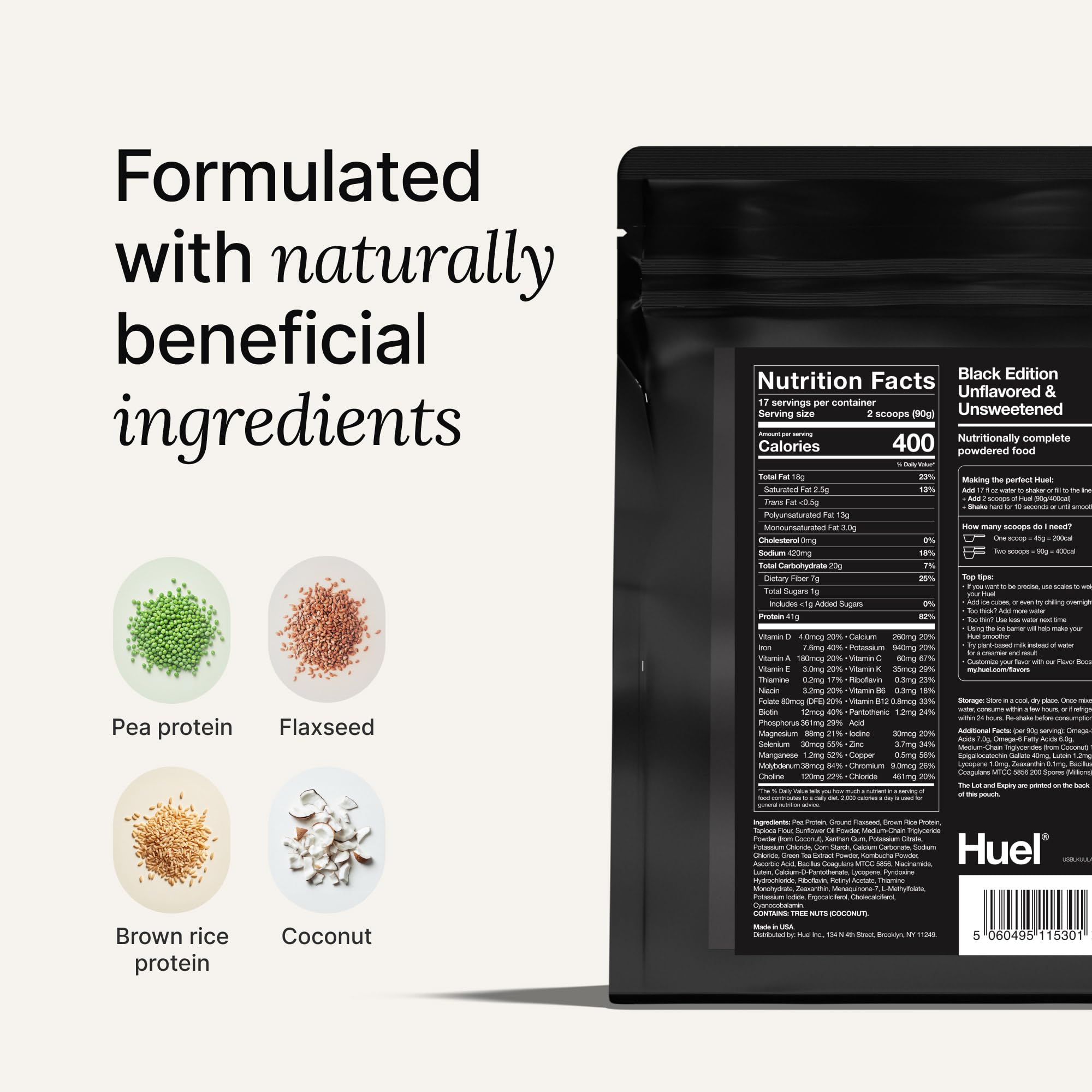 Huel Black Edition Plant-Based Protein Powder

