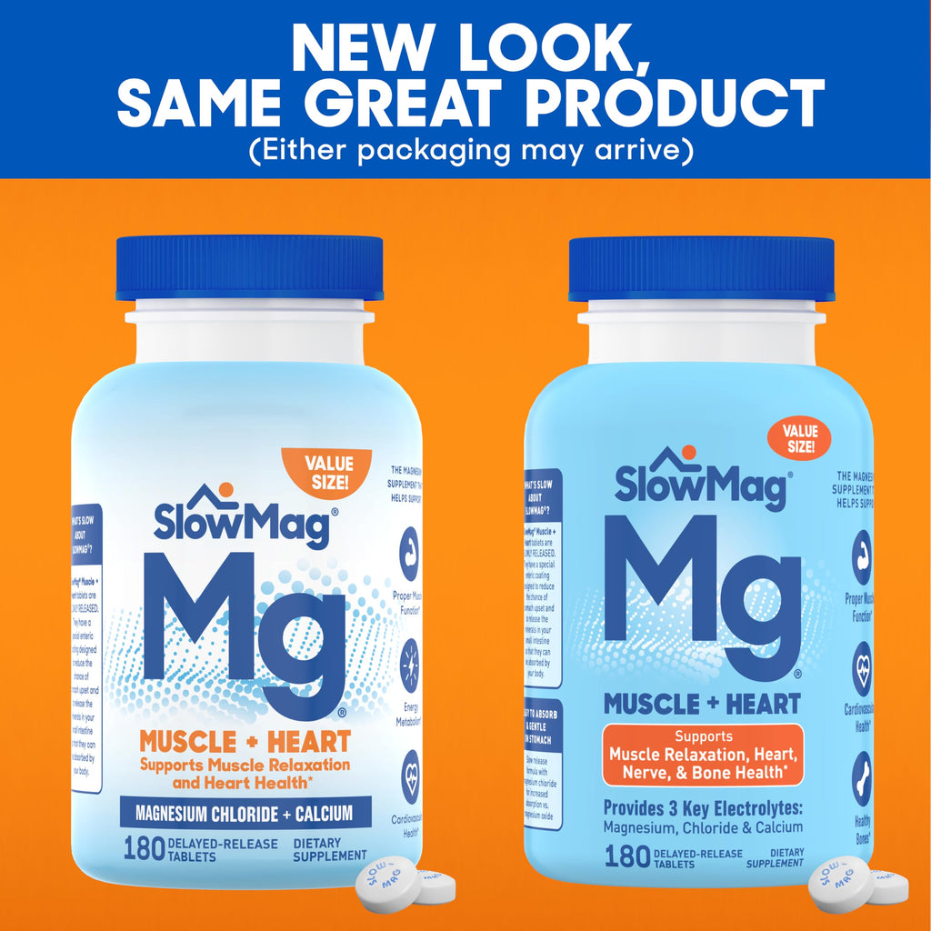 SlowMag Magnesium Chloride Supplement with Calcium

