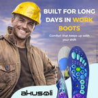 Insoles for Work Boots by Akusoli Velumi – Shock Absorbing

