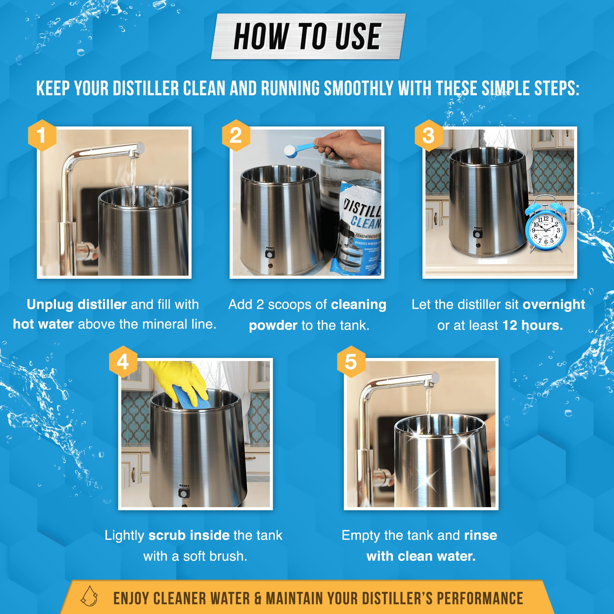 ACTIVE Distiller Descaler Citric Acid Cleaner


