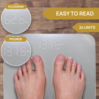 INEVIFIT Digital Bathroom Scale - Auto-Calibrating

