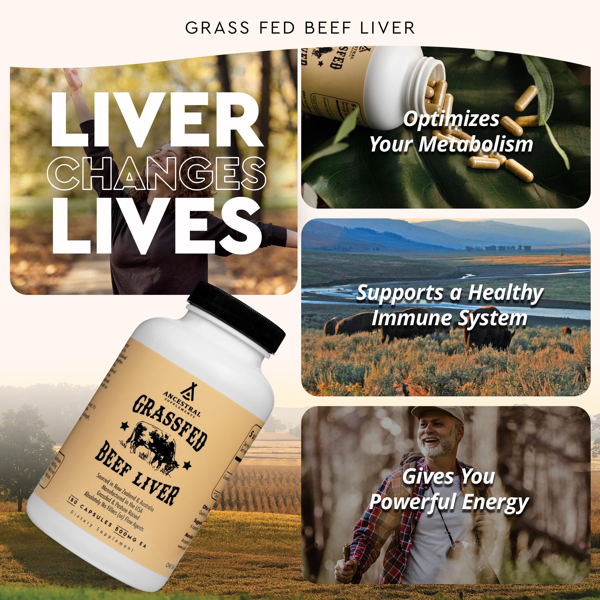 Ancestral Supplements Hepatic Support Supplement - Wellness

