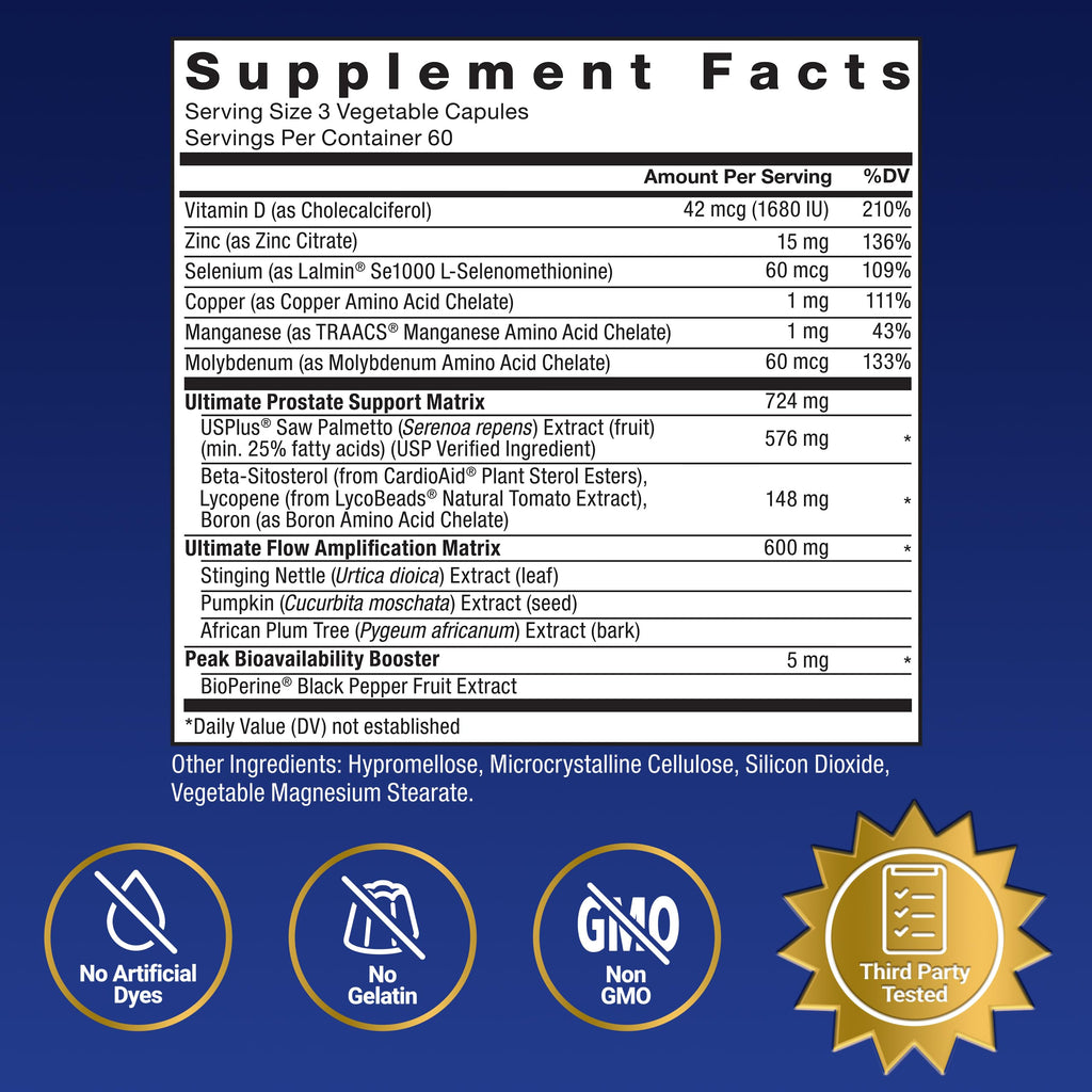 Force Factor Prostate Ultimate Prostate Health Supplement

