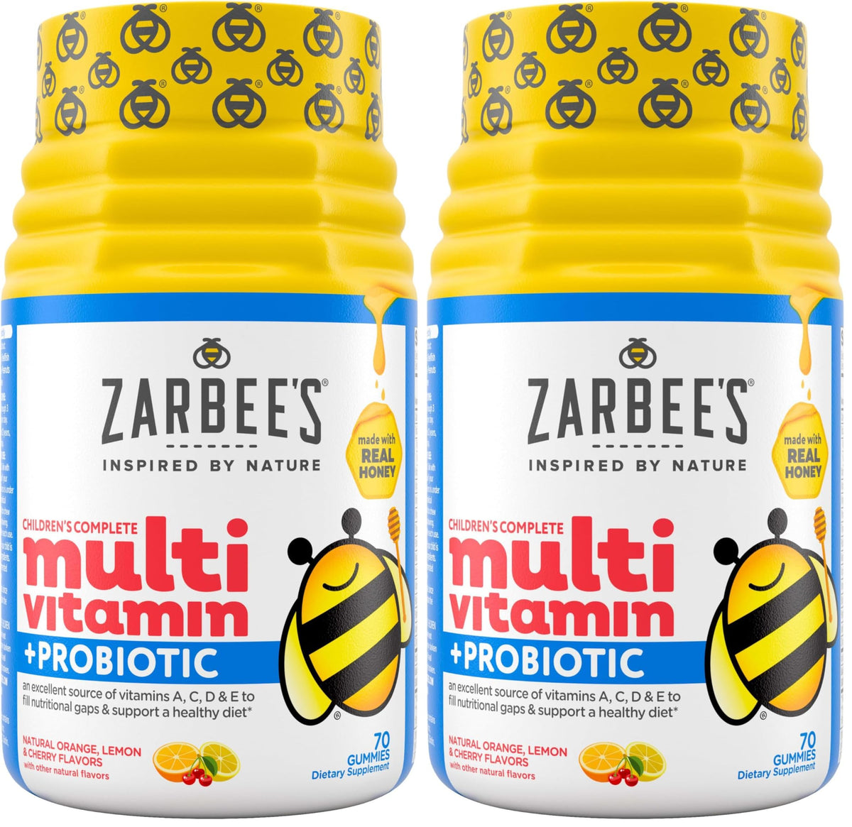 Zarbee's Kid's Complete Multivitamin + Probiotic Gummies